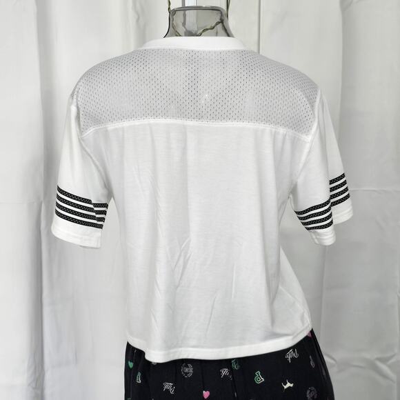 Flirtitude Active Short Sleeve White Jersey Top Size XS - Picture 4 of 7